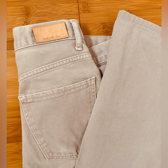 Mango Kaia High Rise Straight Leg Jean in Lilac - Picture 5 of 7